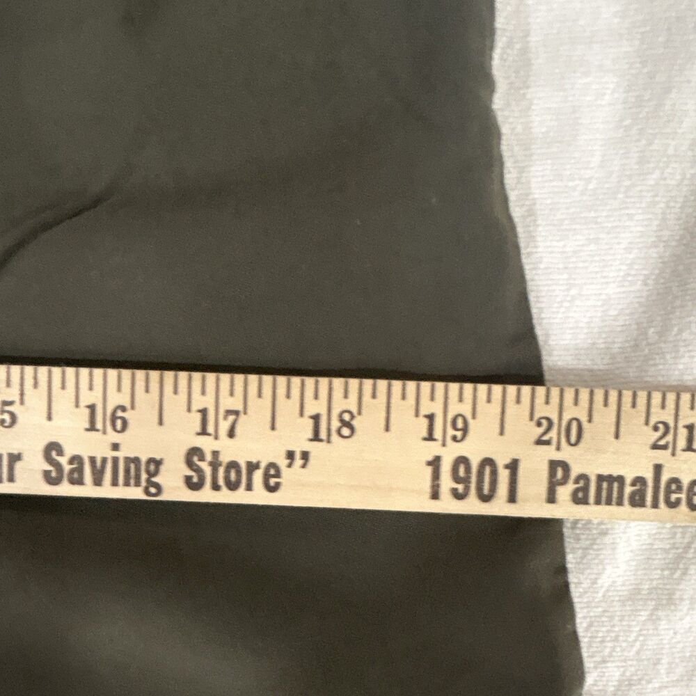 89th + Madison Women's Green XL Capri Leggings Criss-Cross 0116 - Picture 10 of 11